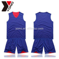 Boa qualidade camisa de basquete define sportswear uniforme de impressão por sublimação de basquete desgaste